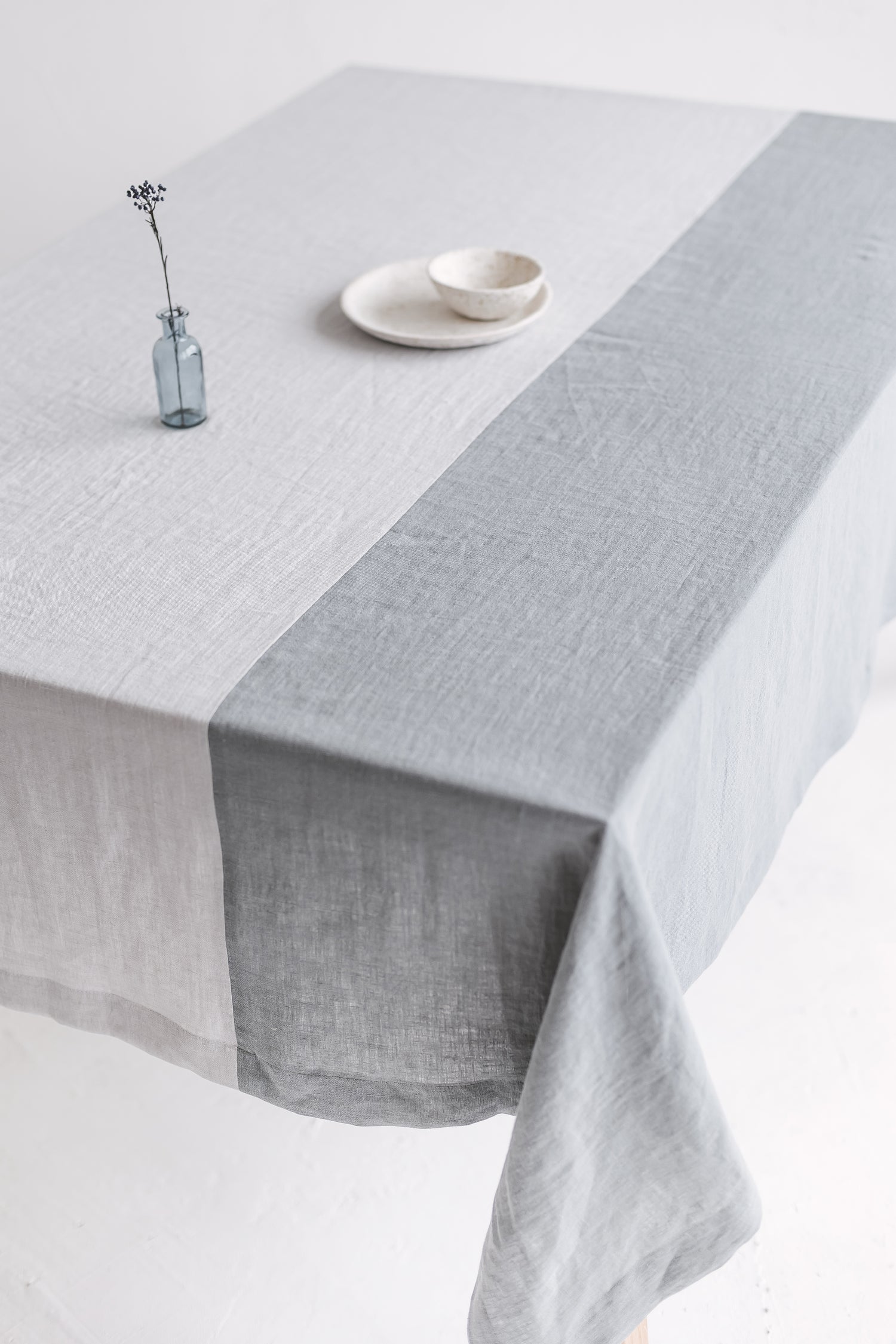 color block tablecloth