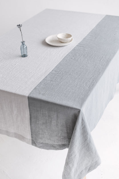 color block tablecloth