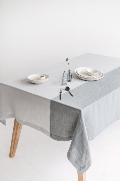 color block tablecloth