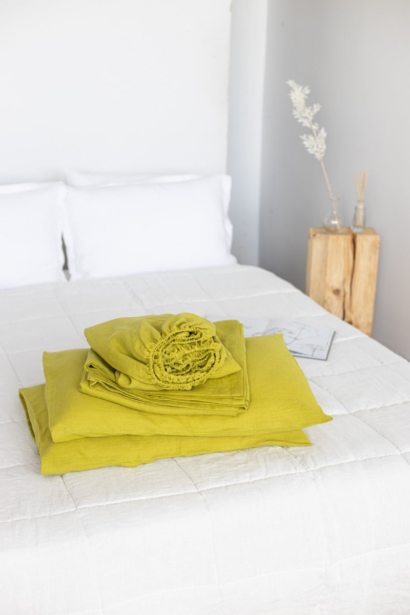 linen sheets set