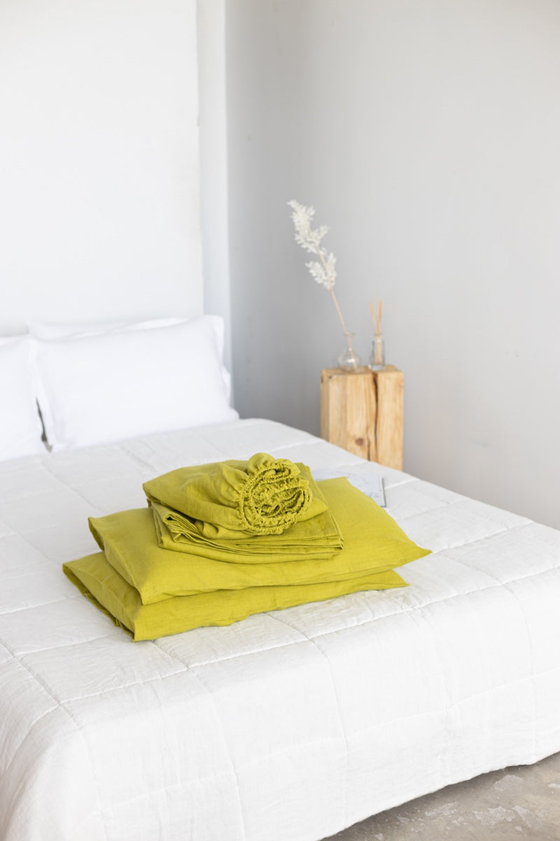 linen sheets set