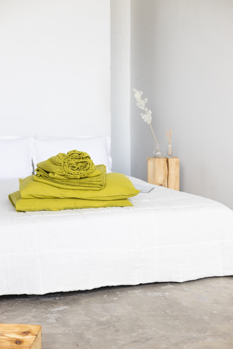 linen sheets set