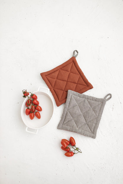 linen pot holders