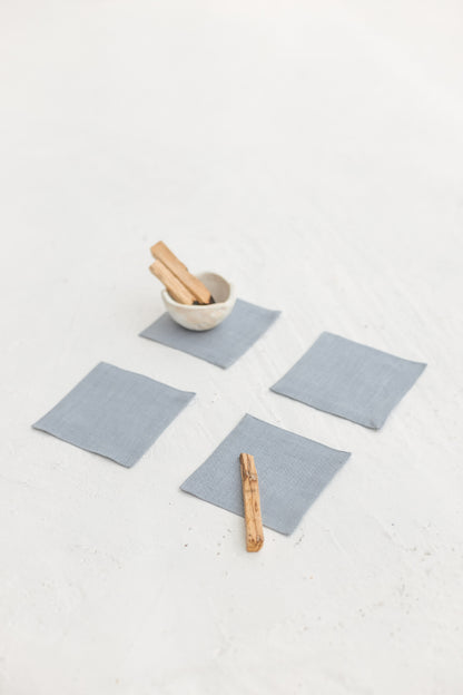linen coasters set