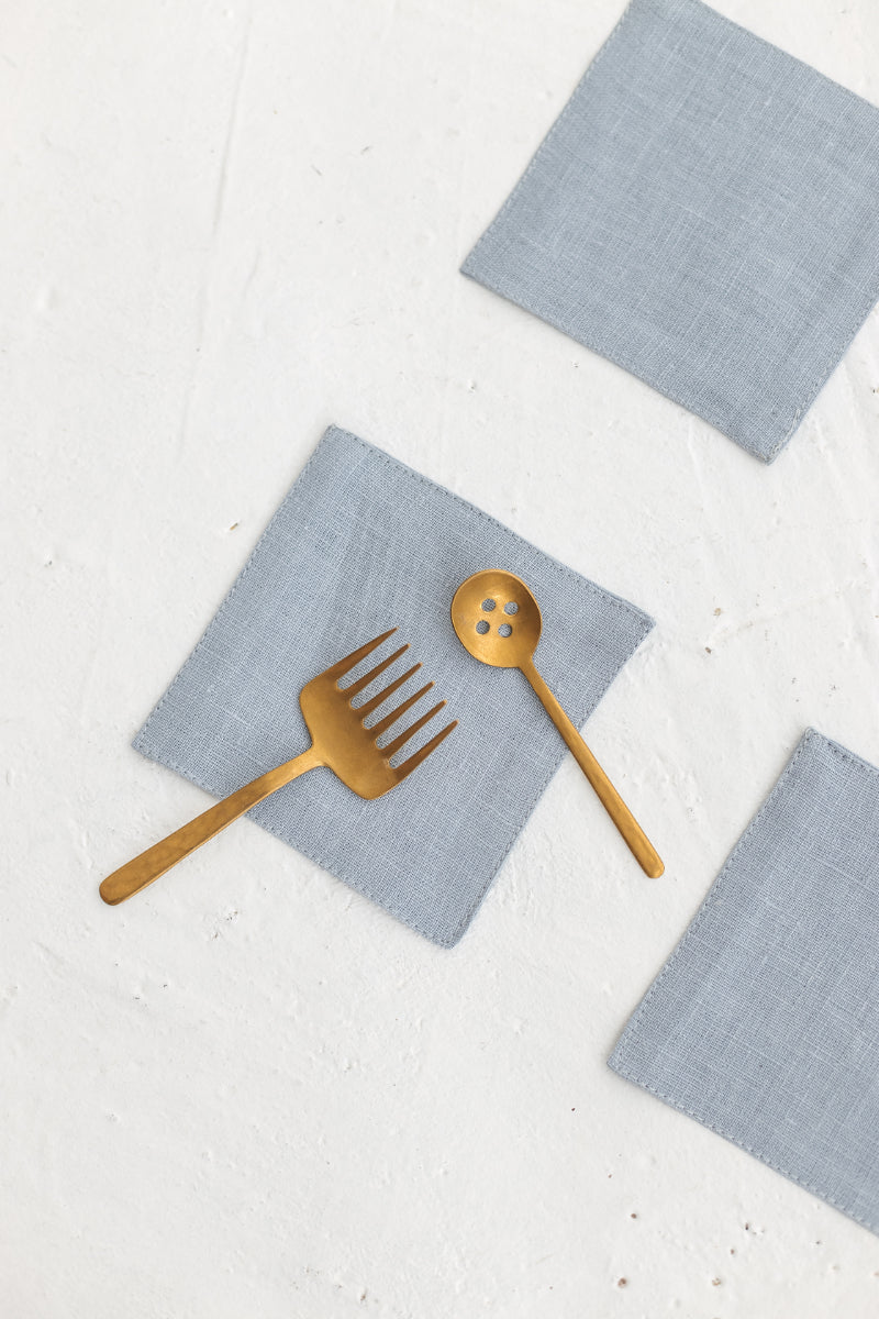 linen coasters set