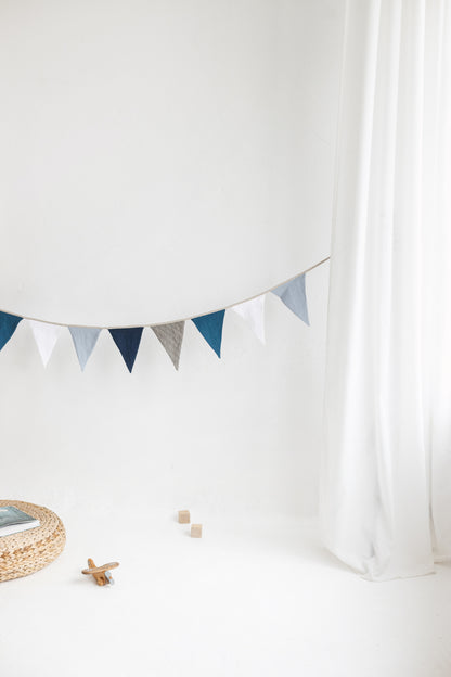linen garland for kids room
