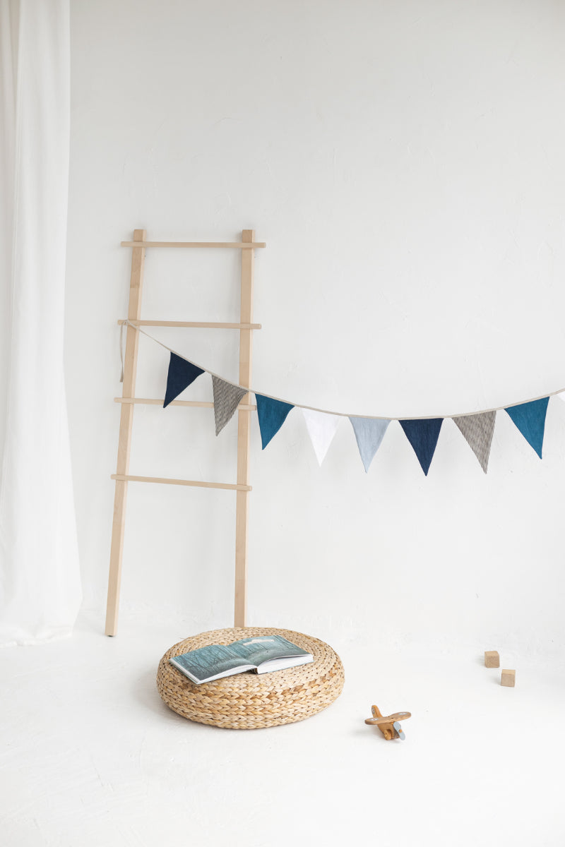 linen garland for kids room