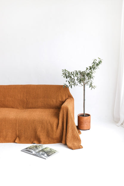 linen couch cover