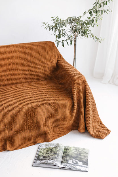 linen couch cover