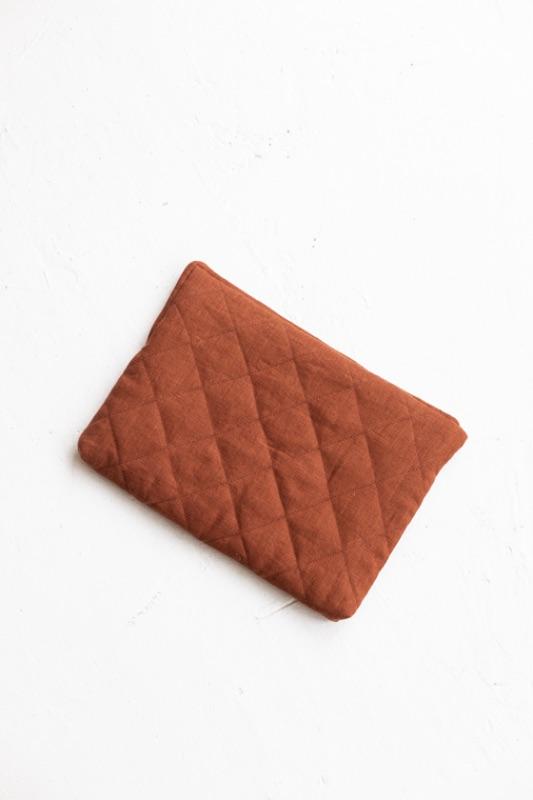 linen laptop case