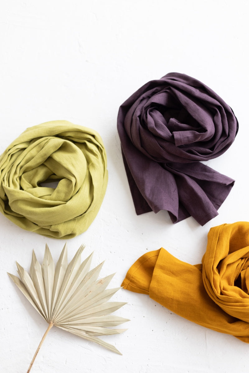 linen scarf