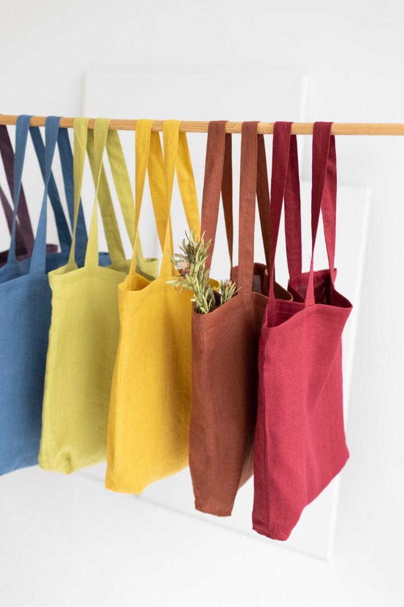 linen tote bag