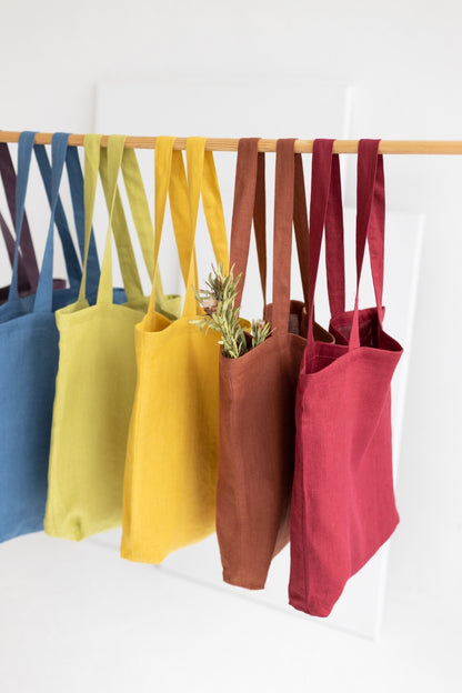 linen tote bag