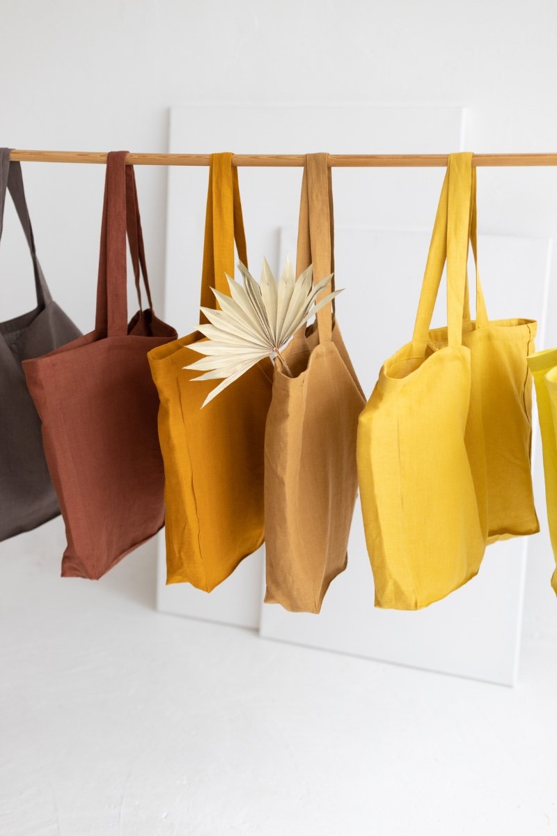 linen tote bag