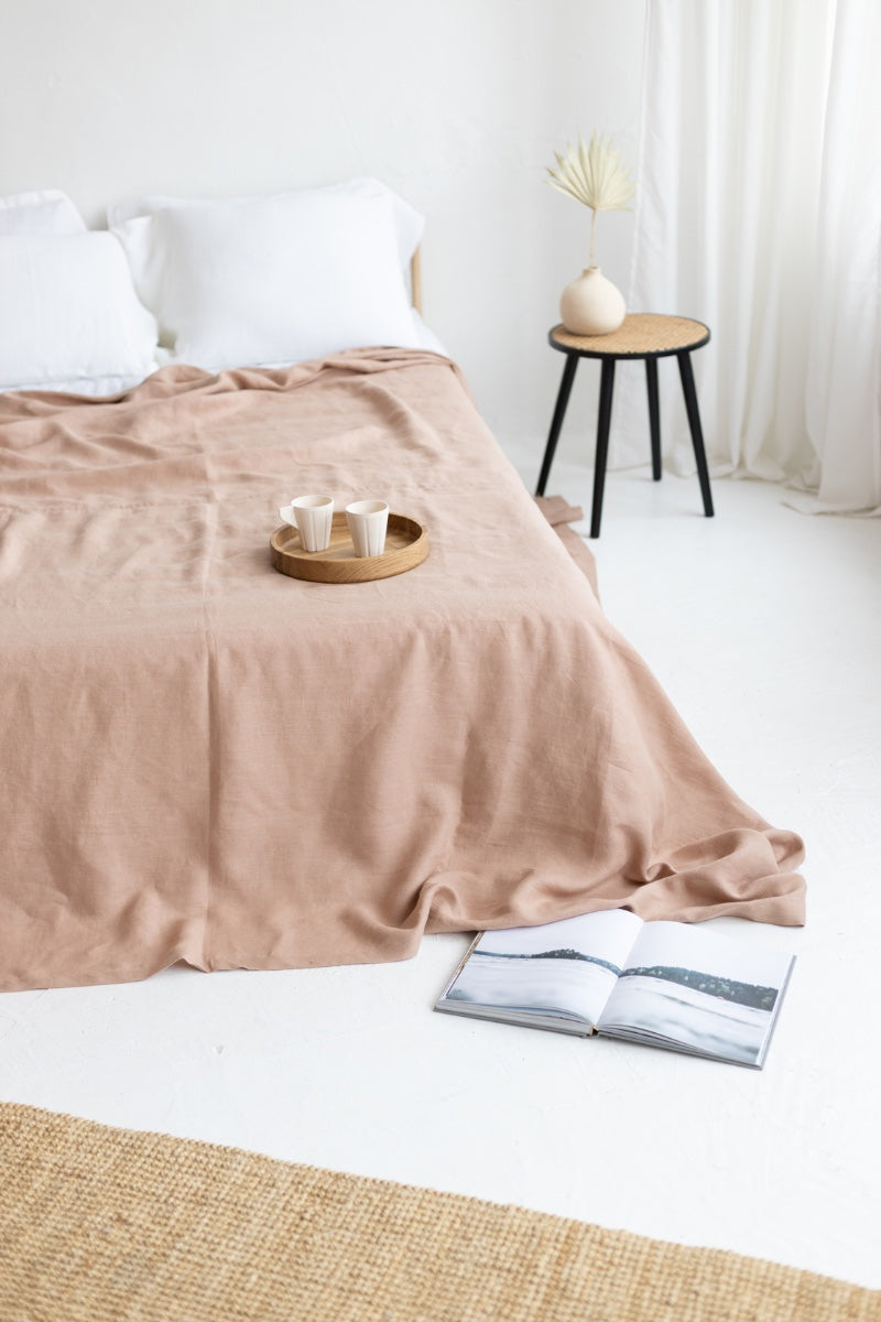 linen bedspread