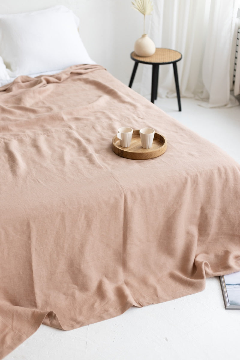 linen bedspread