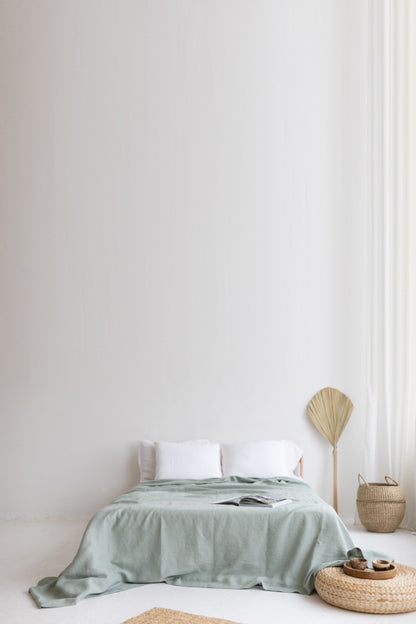 linen bedspread