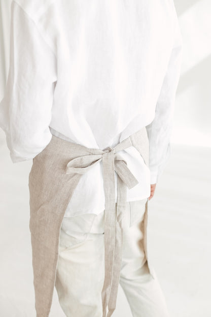 linen apron for men