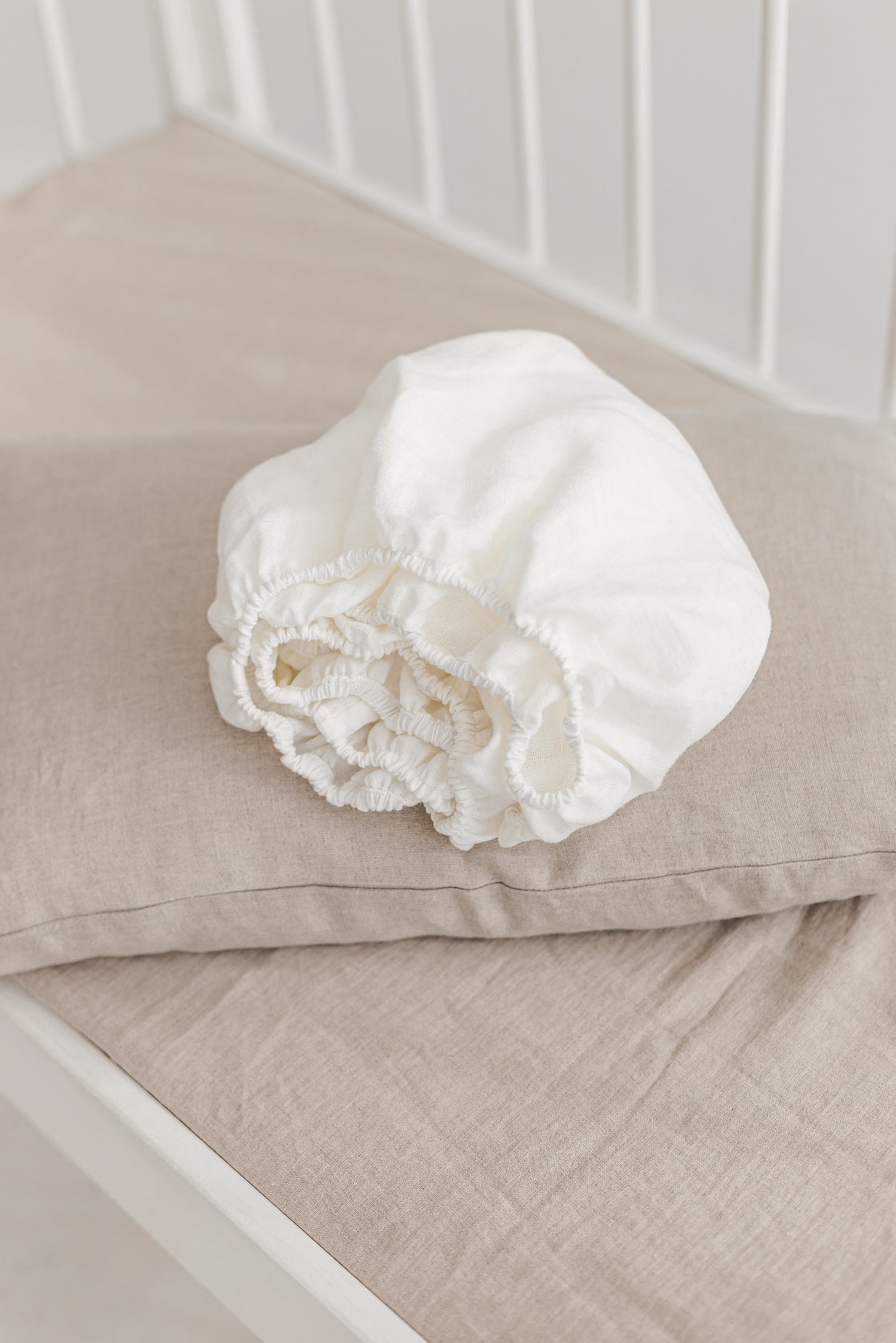 linen fitted sheet
