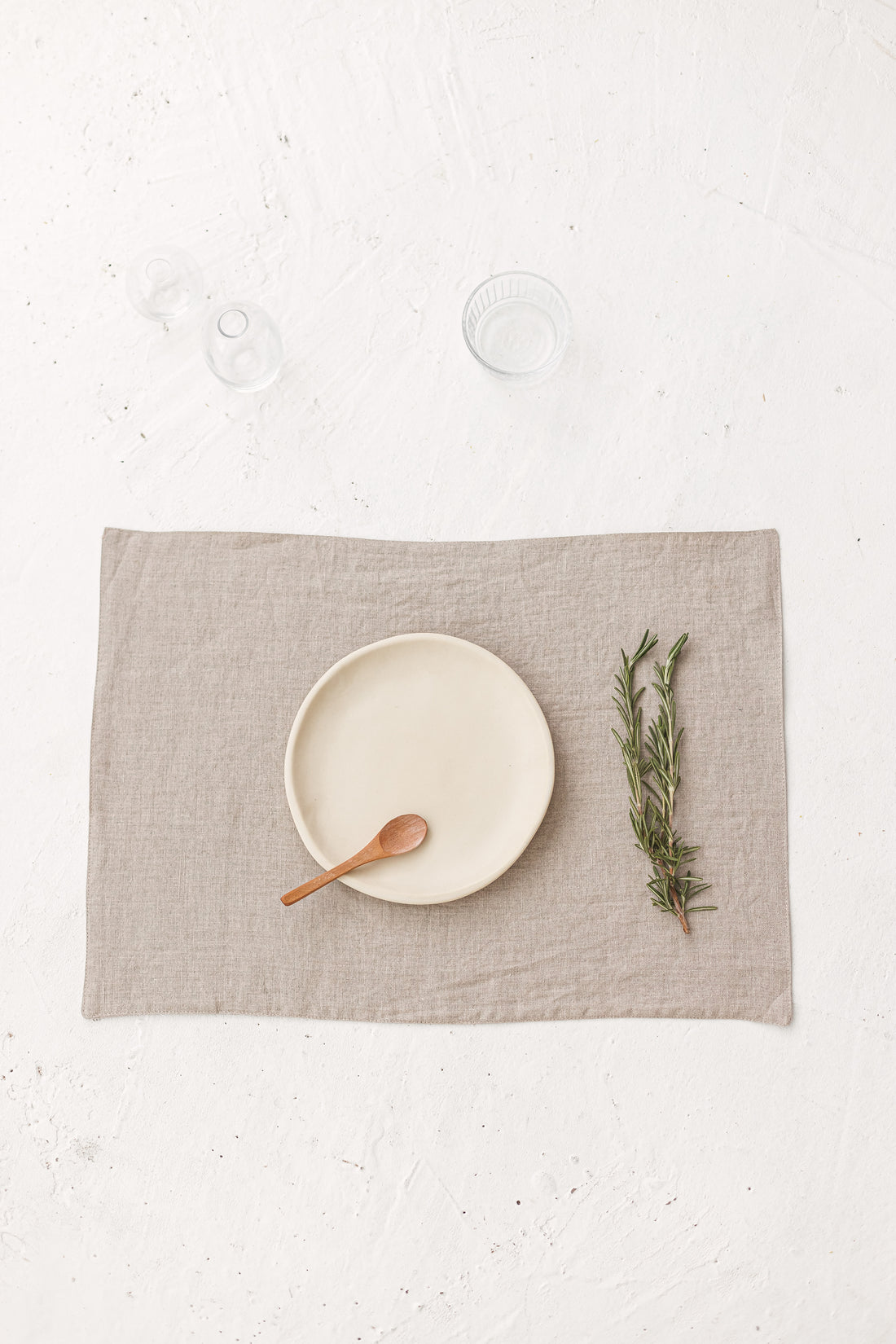 natural linen placemats