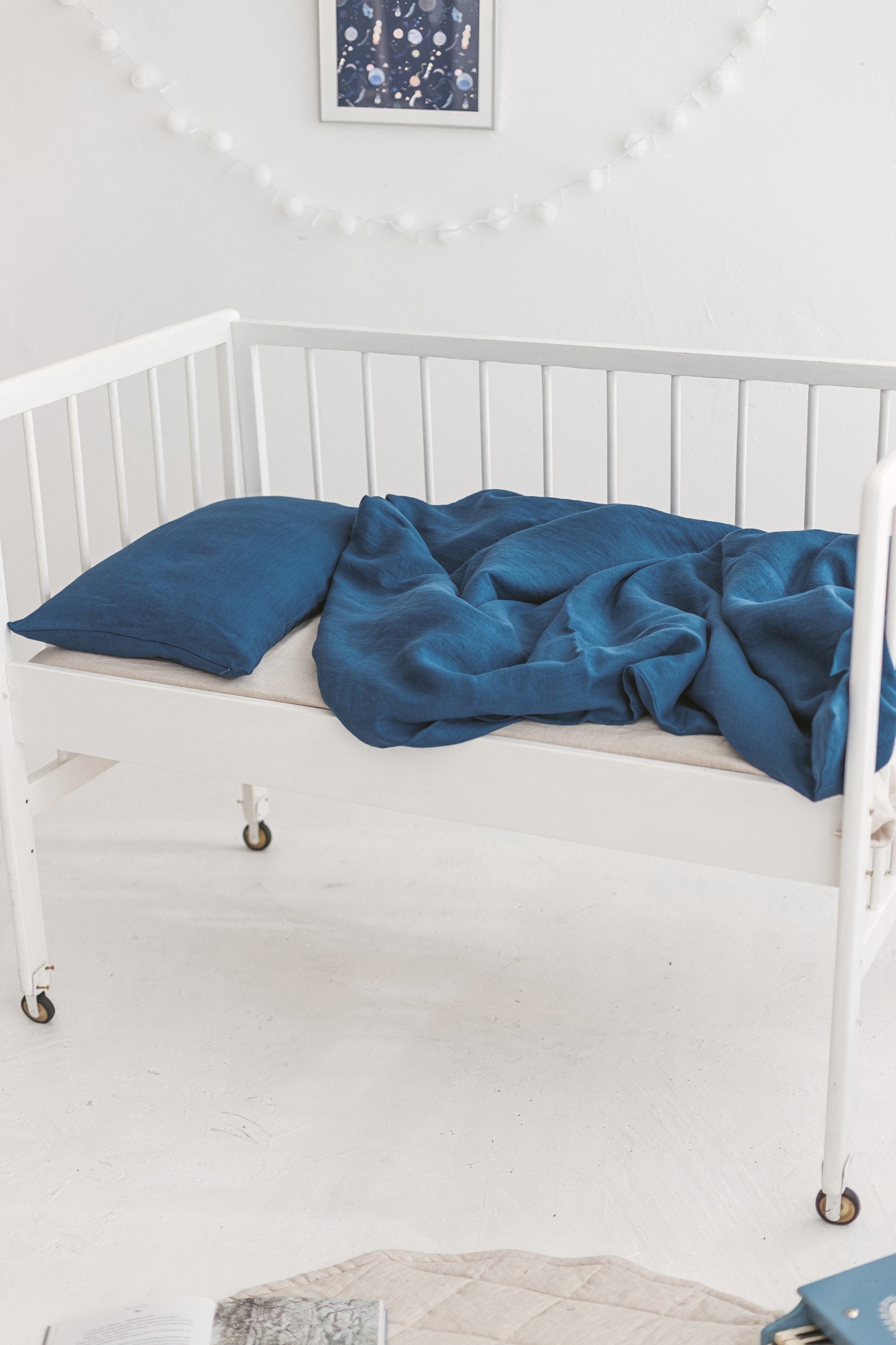Linen Baby Bedding Set