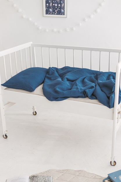 Linen Baby Bedding Set