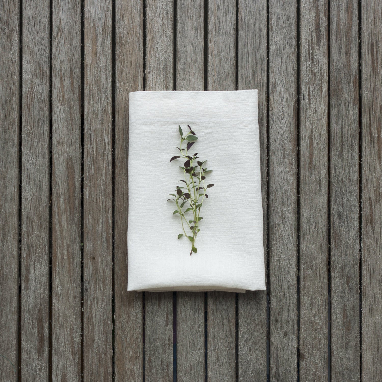 Off White Linen Napkins Set Of 2 Mitered Corners