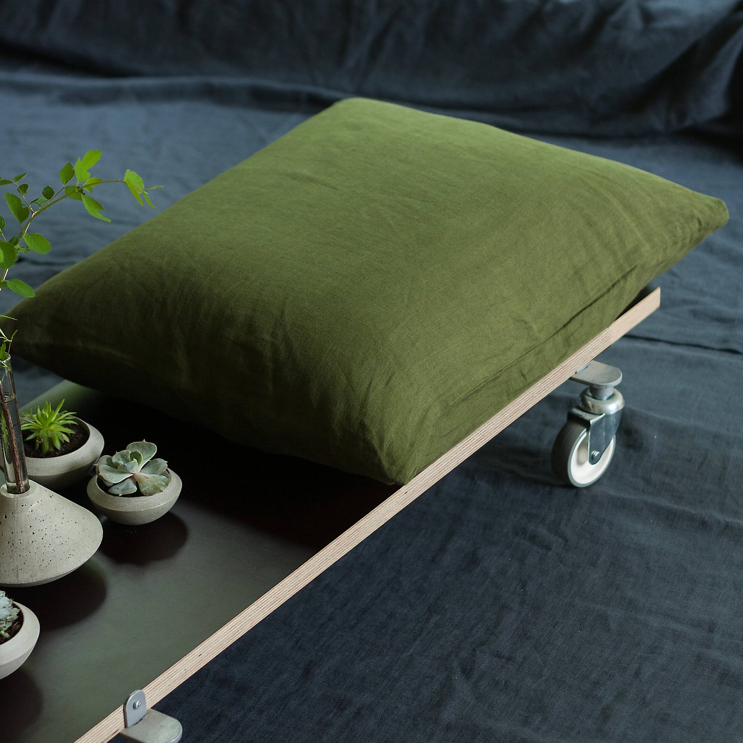 Linen Pillow Case With Zipper