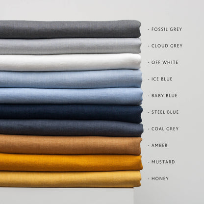 Grey Linen Half Apron