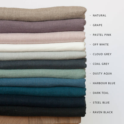 Grey Linen Half Apron