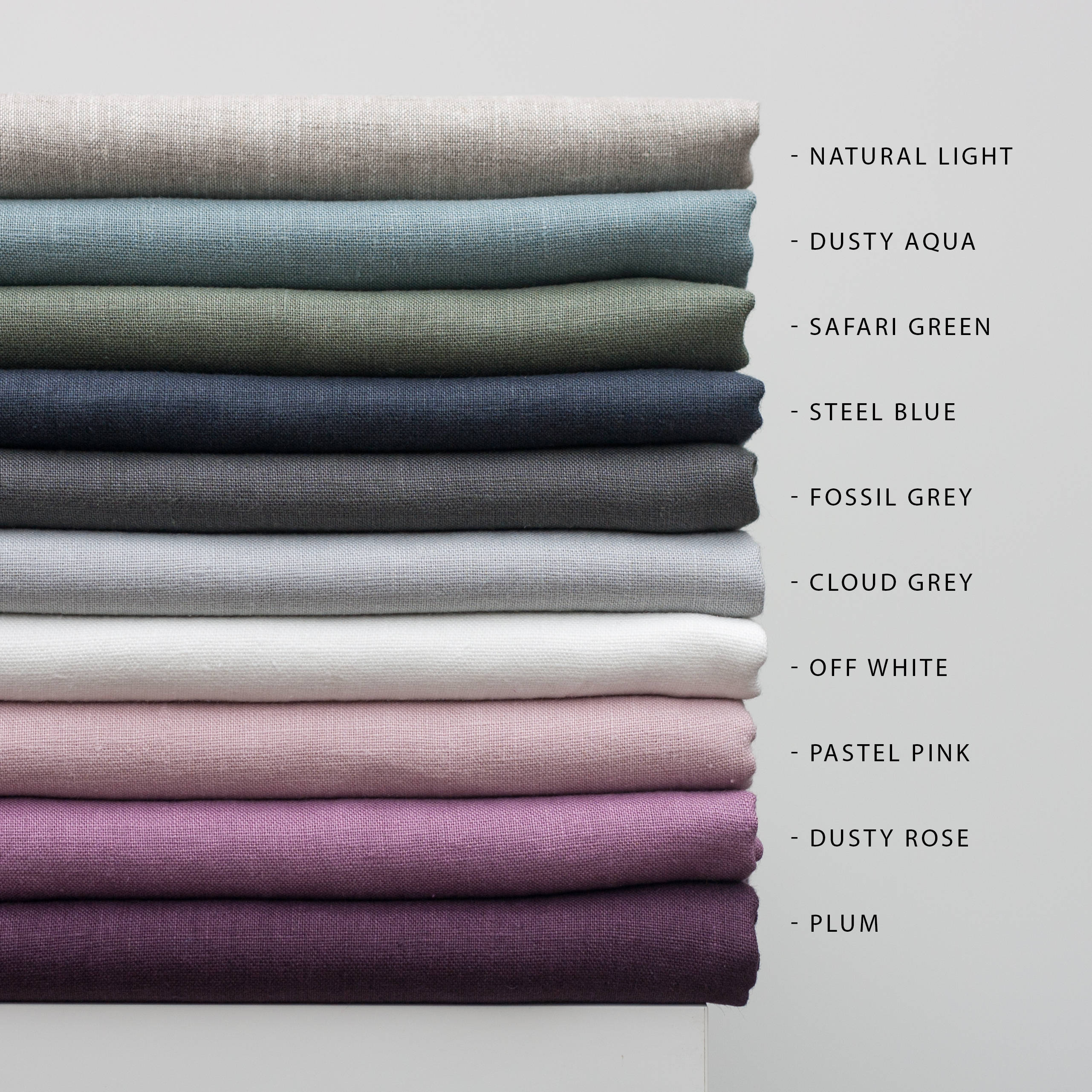 Grey Linen Half Apron