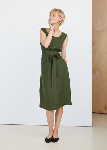 Rusty Linen Dress
