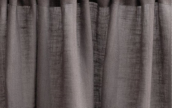 Lightweight White Linen Curtain