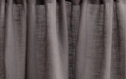 Lightweight White Linen Curtain