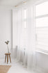 Lightweight White Linen Curtain