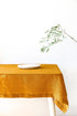 Mustard Linen Tablecloth
