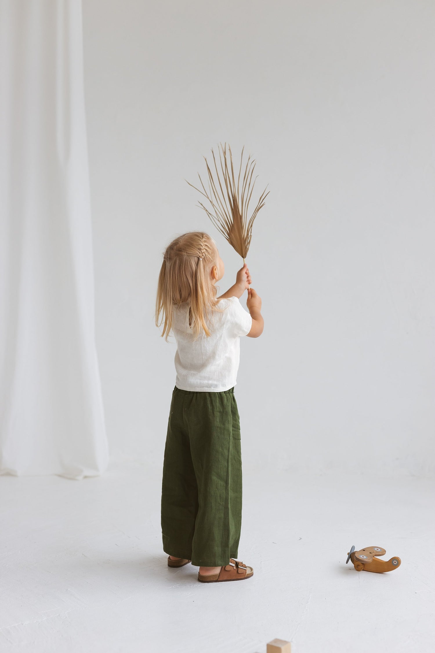 Girls Linen Culottes