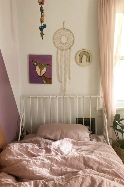 Linen Baby Bedding Set