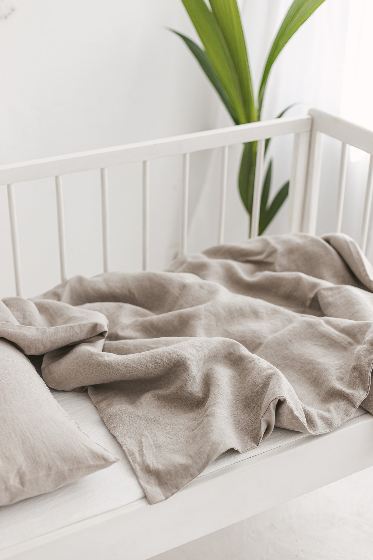 Linen Baby Bedding Set