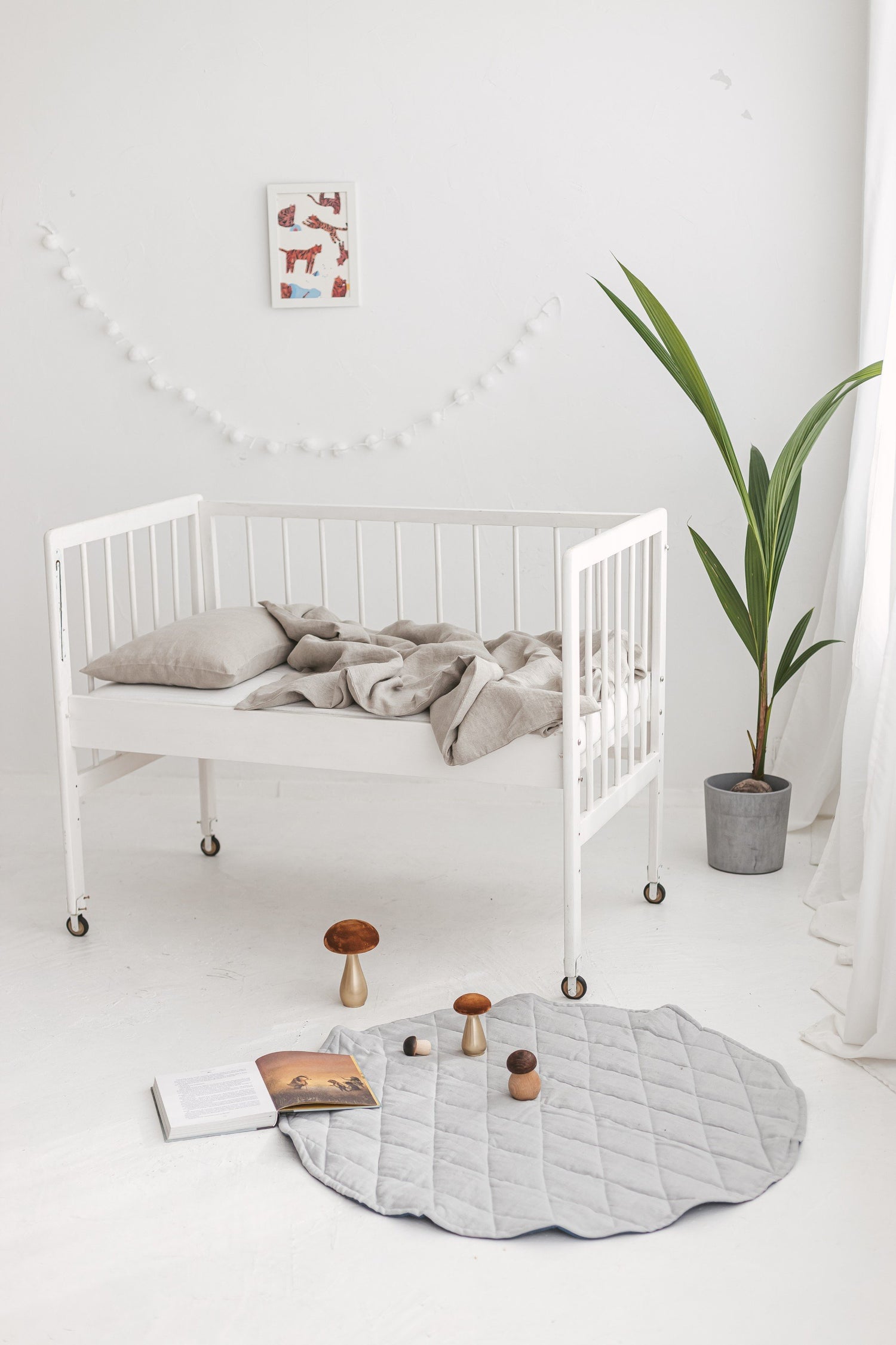 Linen Baby Bedding Set