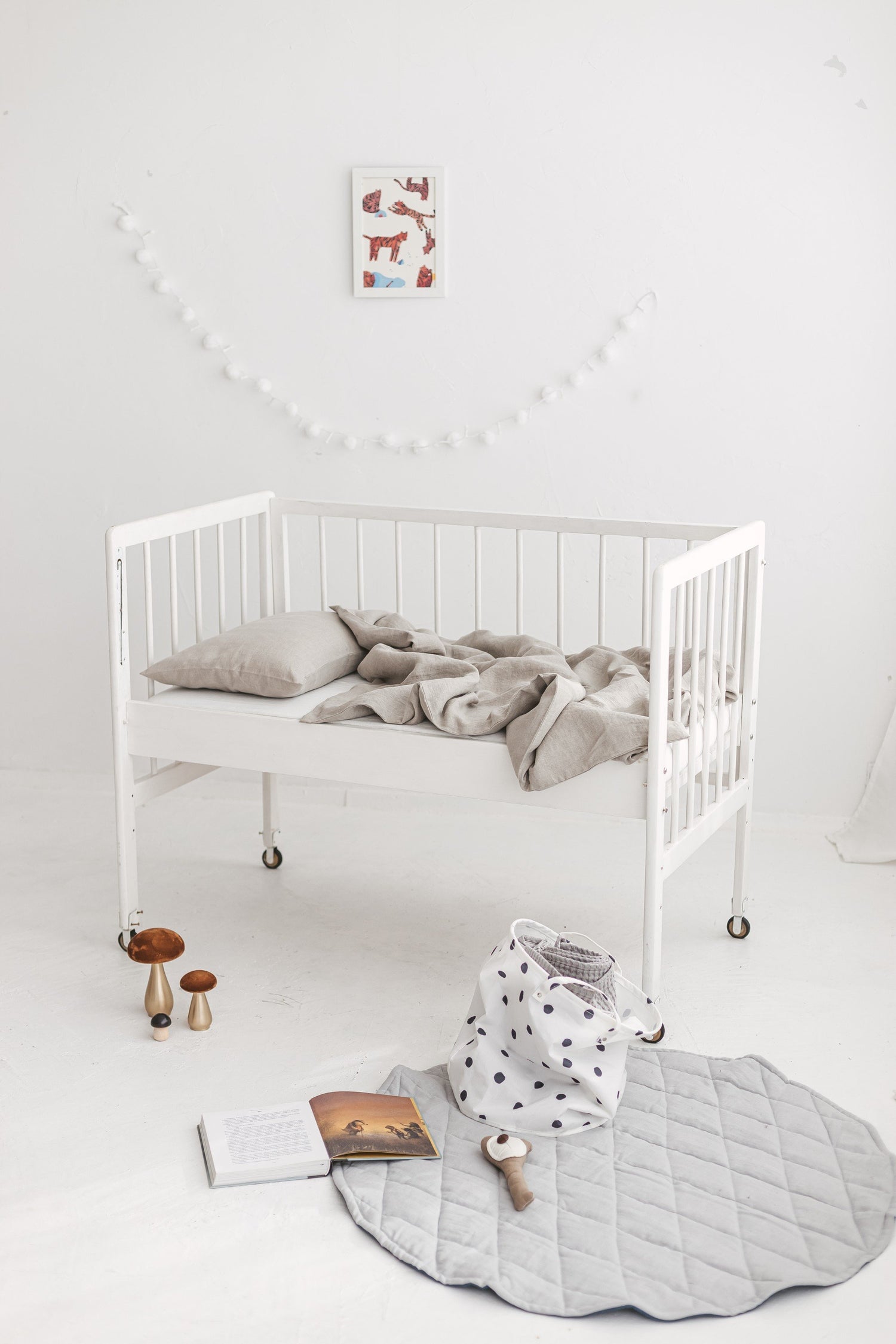 Linen Baby Bedding Set