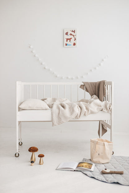 Linen Baby Bedding Set