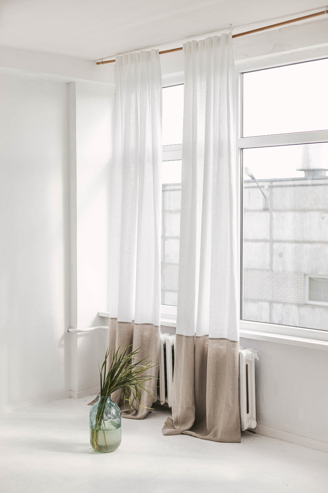 color block curtains