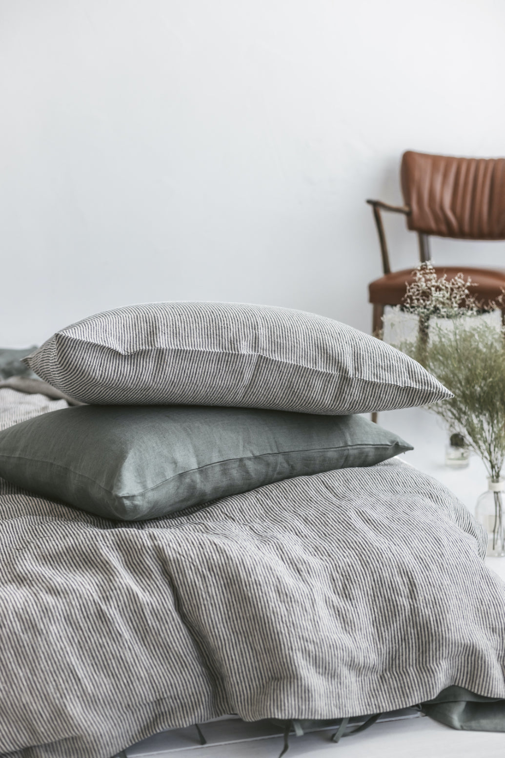 linen pillow case